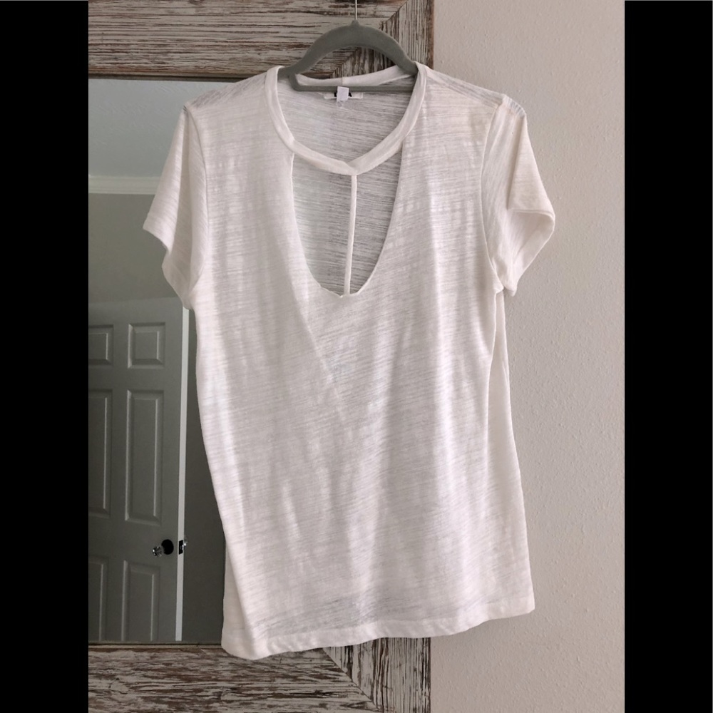 LNA cutout choker top 🤍